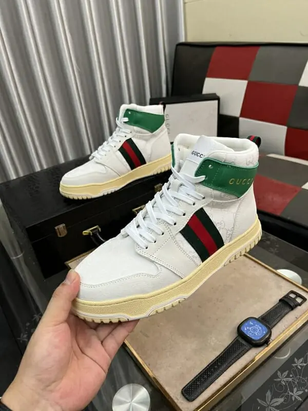 gucci high tops chaussures pour homme s_1255a443